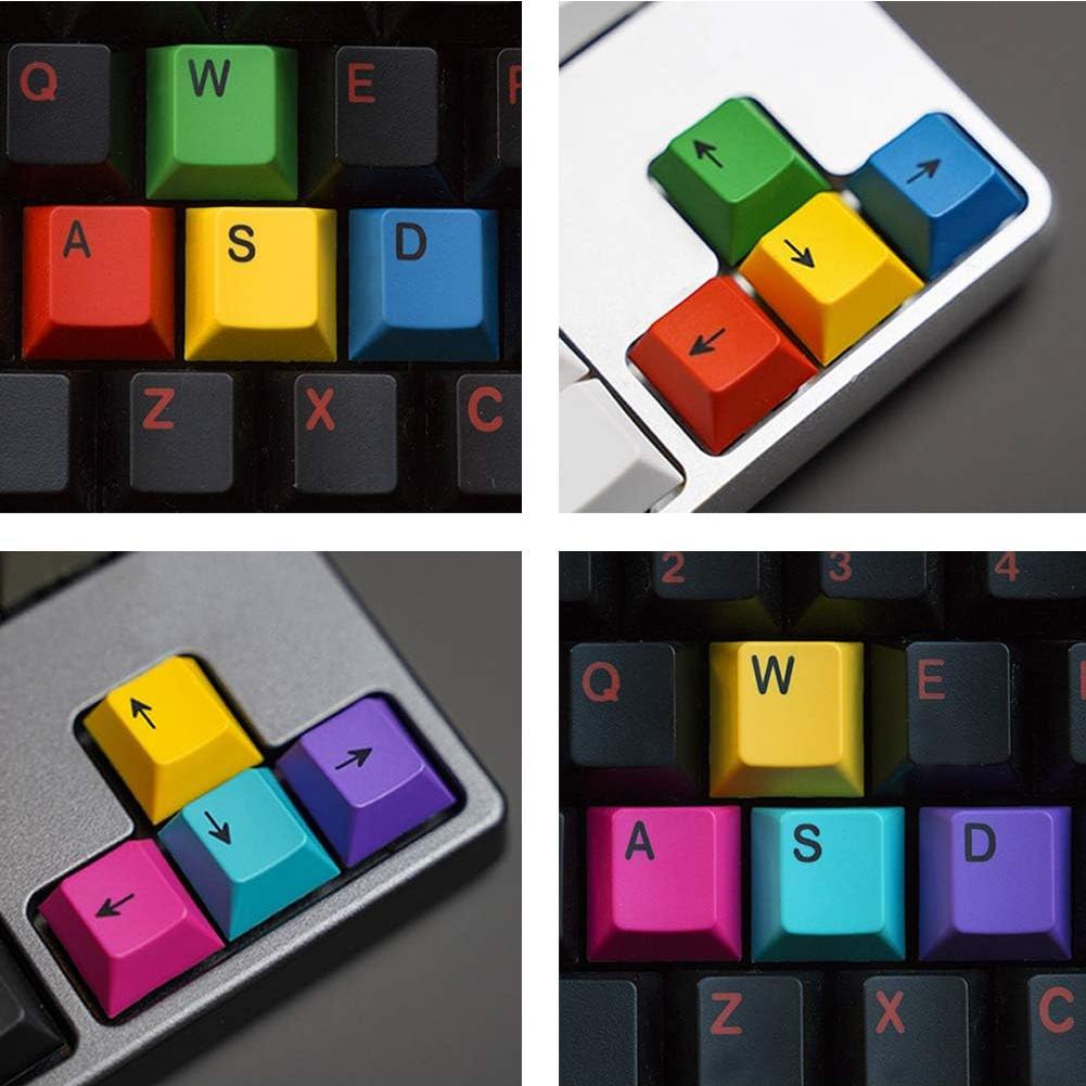 Teclas Personalizadas PBT WASD Kelendle - 4 Piezas RGBY