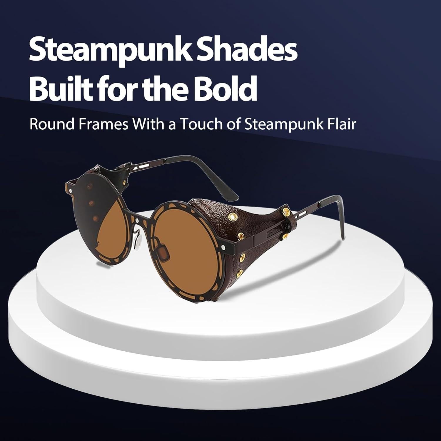 Gafas de sol Steampunk Technigadgets con marco metálico