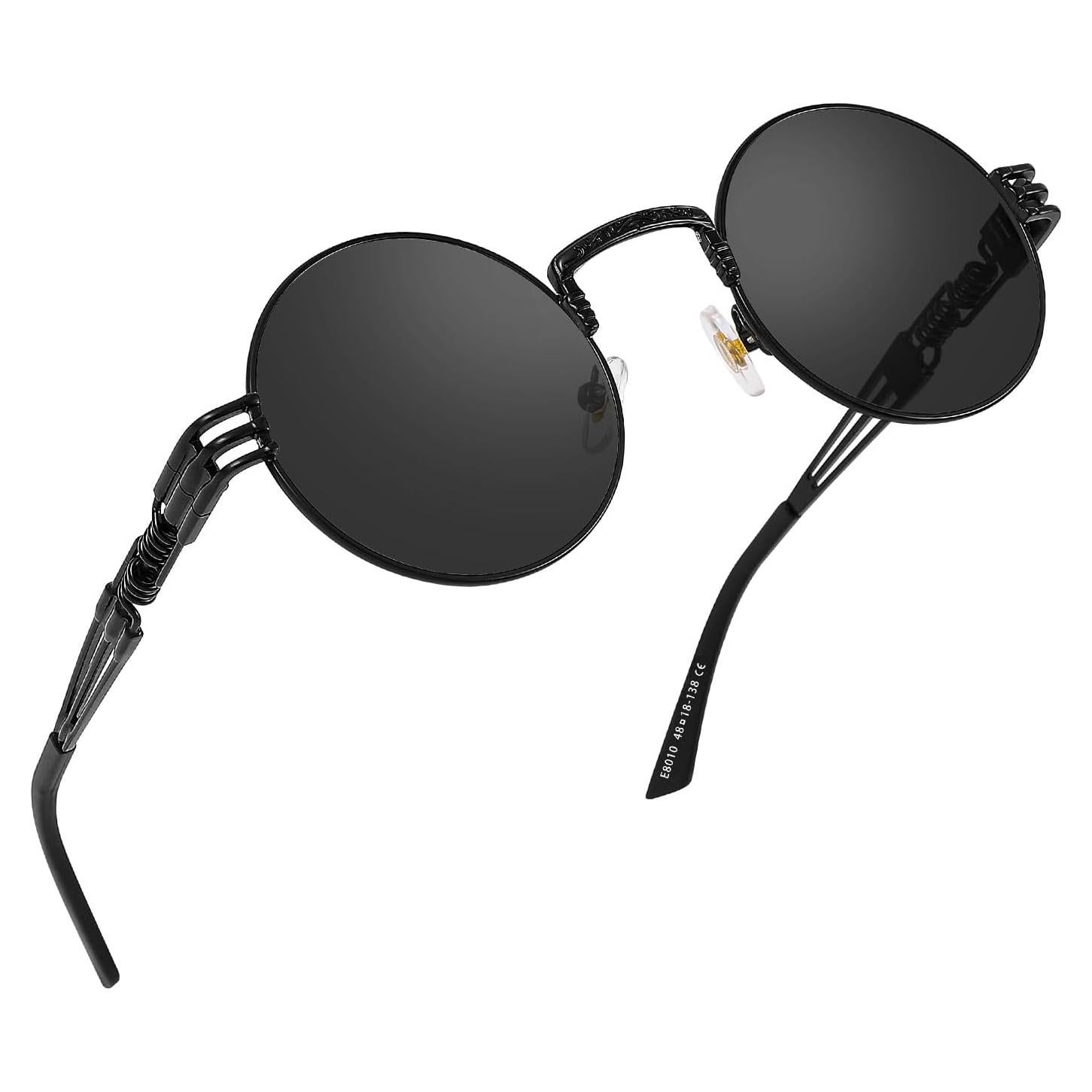 Gafas de sol redondas steampunk Yvey Essence con protección UV