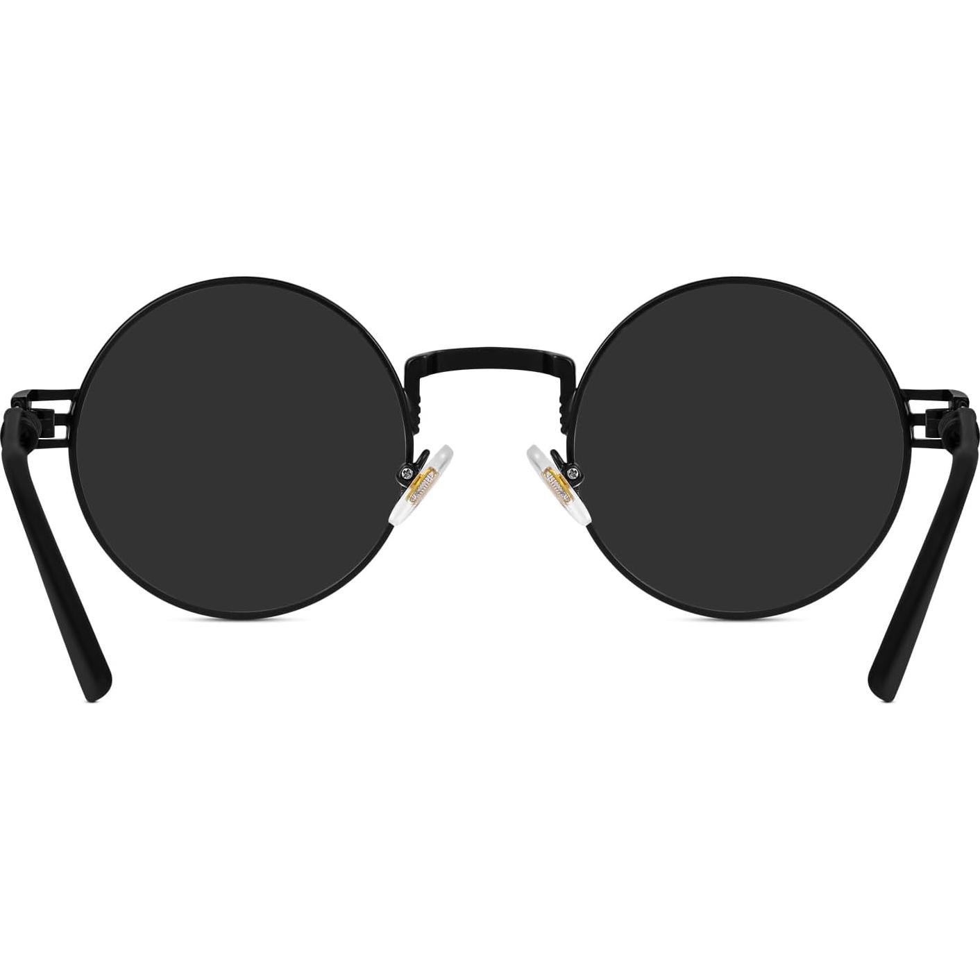 Gafas de sol redondas steampunk Yvey Essence con protección UV