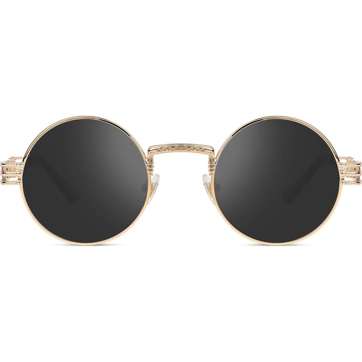 Gafas de sol redondas steampunk Yvey Essence con protección UV