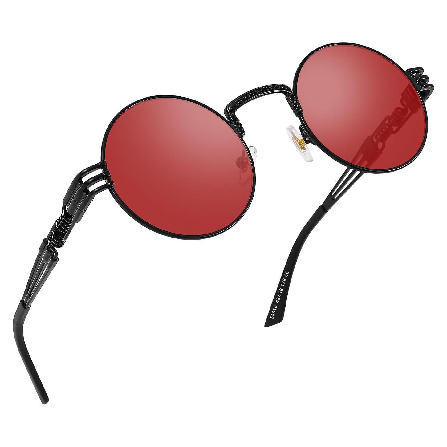 Gafas de sol redondas steampunk Yvey Essence con protección UV