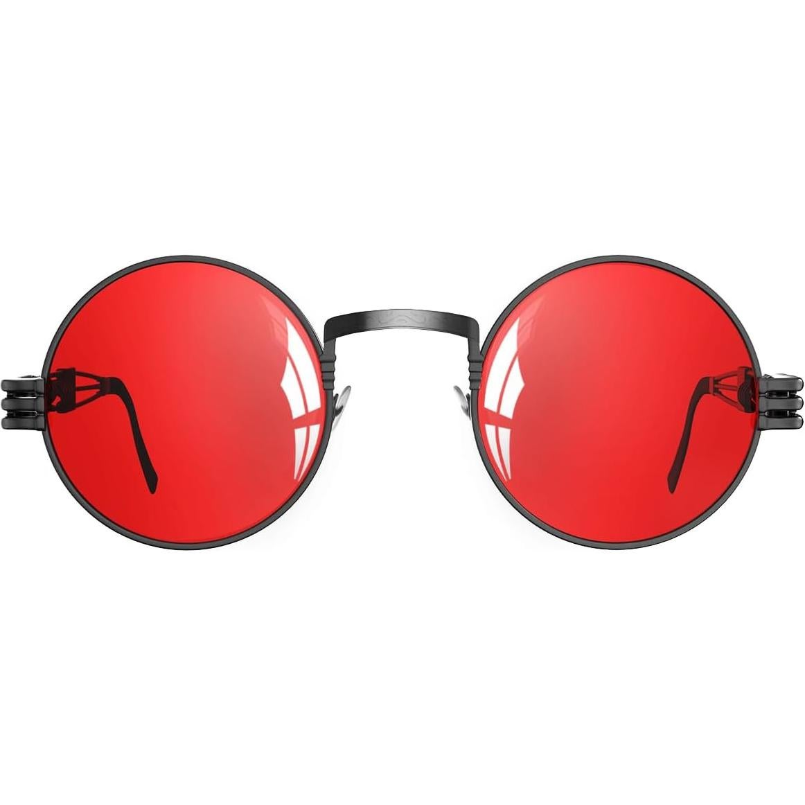 Gafas de sol redondas steampunk Yvey Essence con protección UV