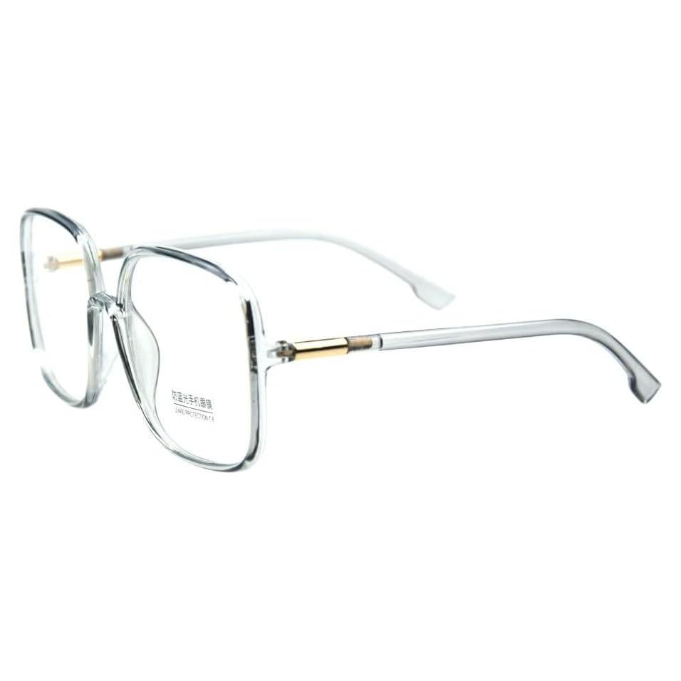 Gafas de bloqueo luz azul Shiratori A207 gris para mujer