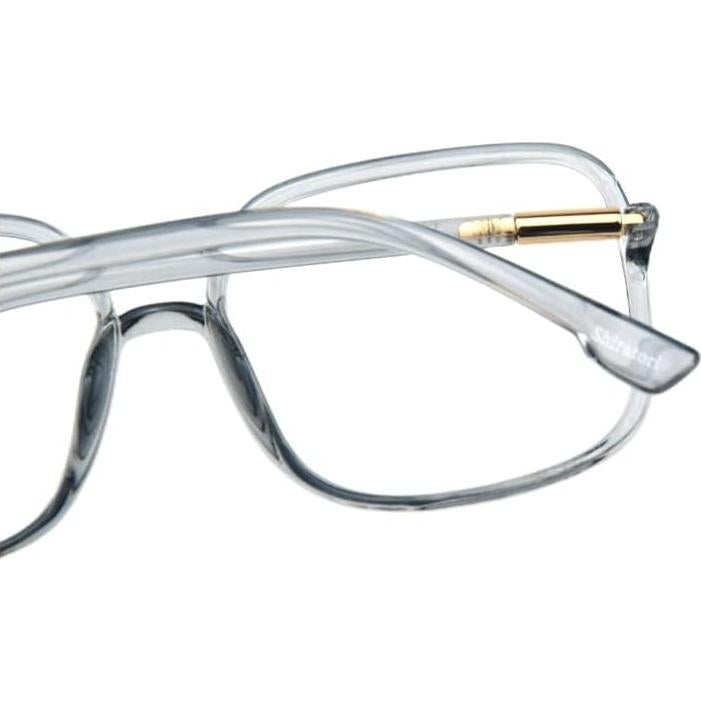 Gafas de bloqueo luz azul Shiratori A207 gris para mujer