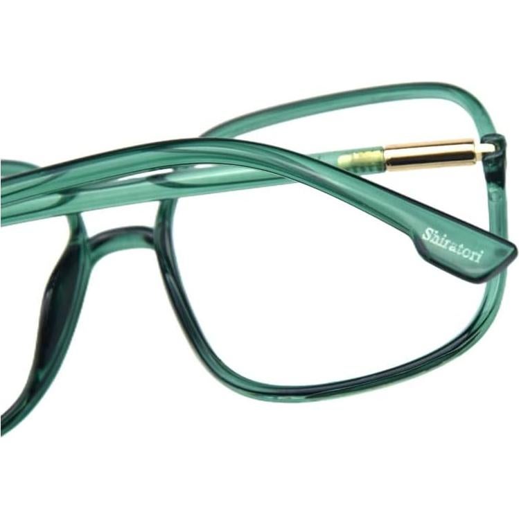 Gafas Bloqueo Luz Azul Shiratori Verde Grande Mujer