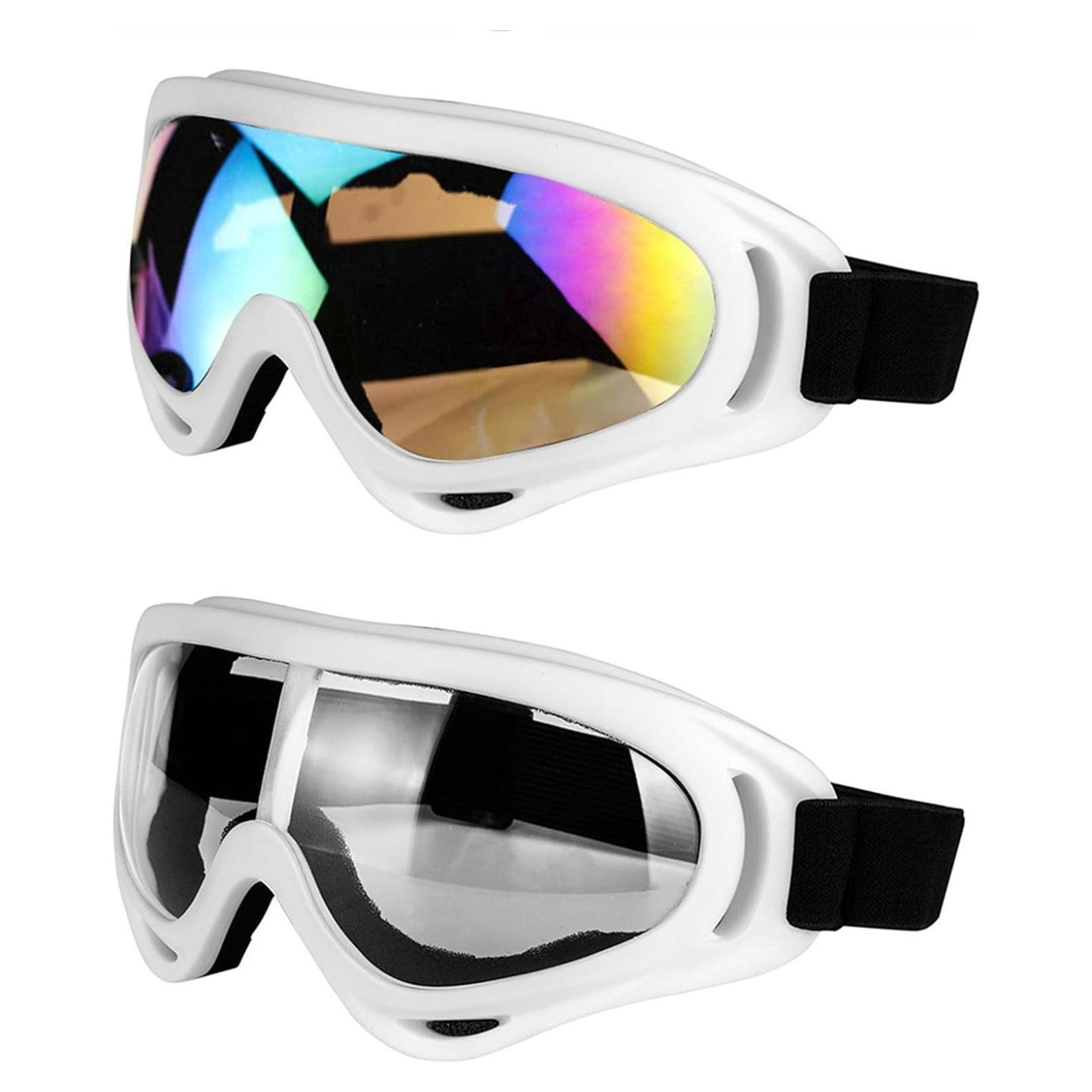 Gafas de Motocicleta LJDJ - Paquete de 2 - Anti-UV