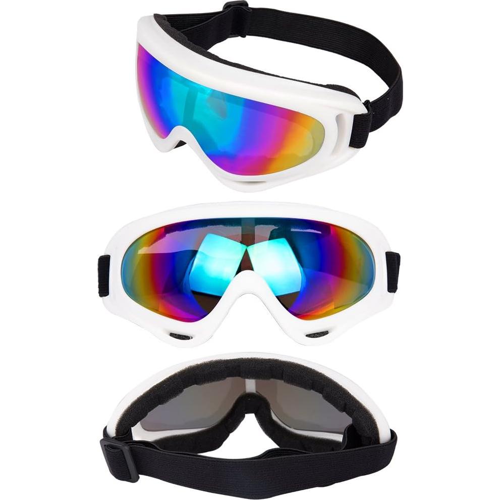 Gafas de Motocicleta LJDJ - Paquete de 2 - Anti-UV