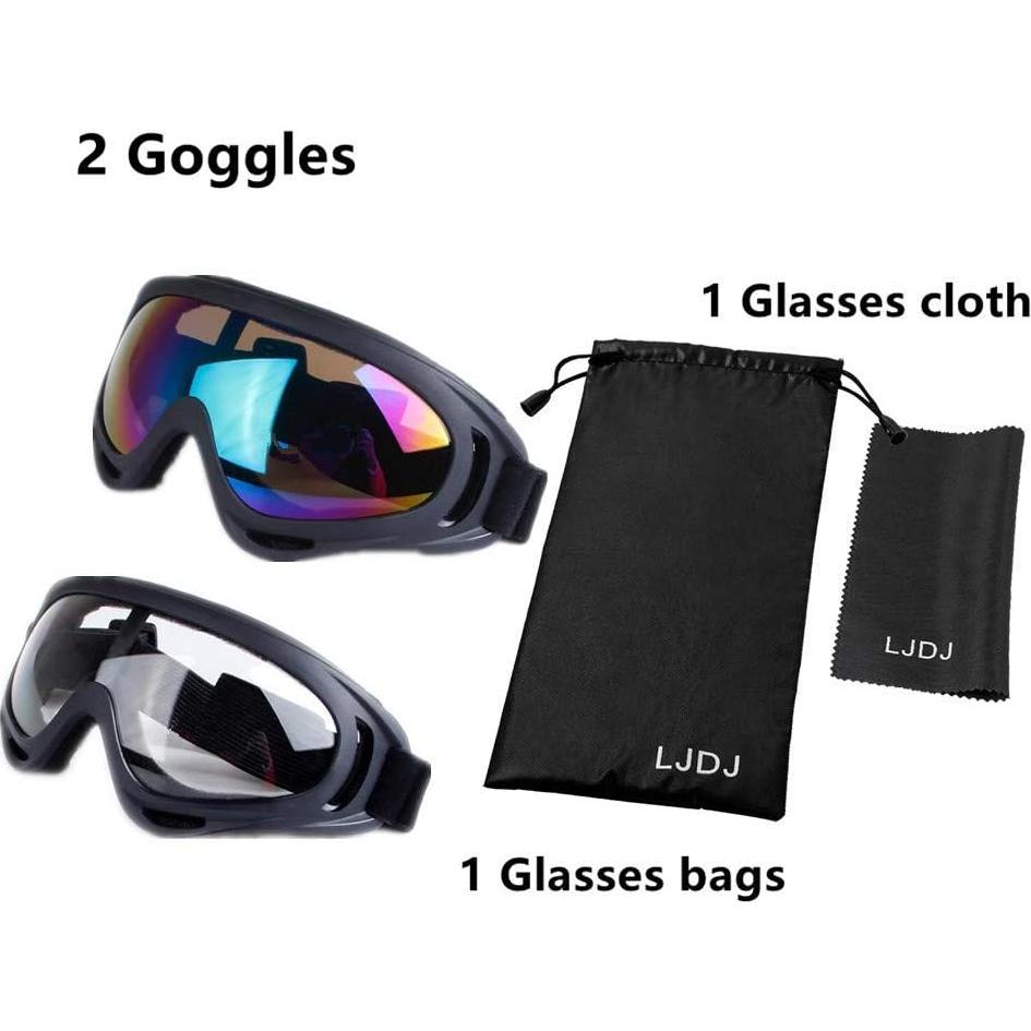 Gafas de Motocicleta LJDJ - Paquete de 2 - UV400