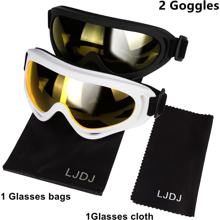 Gafas de Motocicleta LJDJ - Paquete de 2 - UV400
