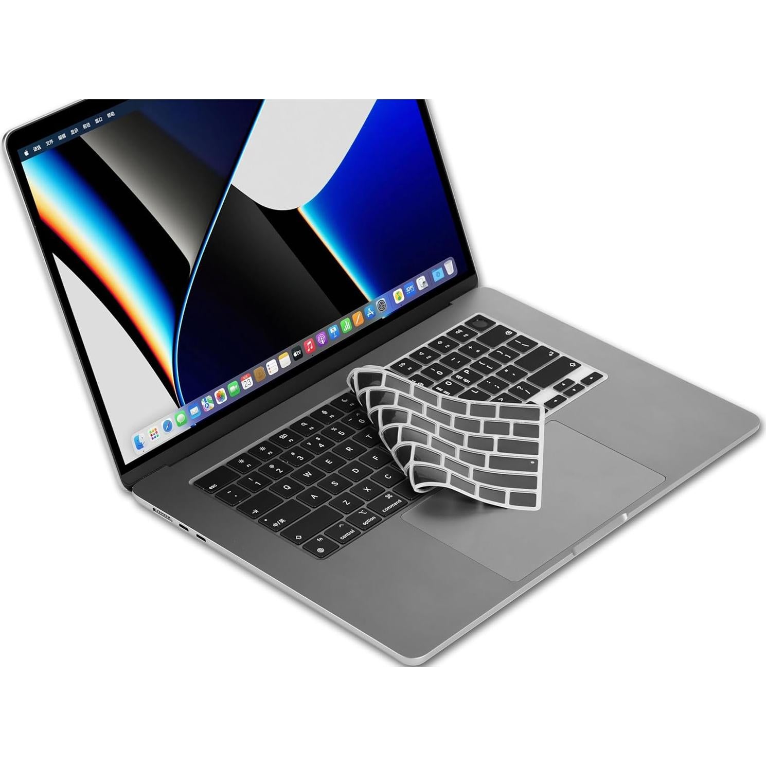 Cubierta de Silicona para Teclado XSKN Coreano US para MacBook