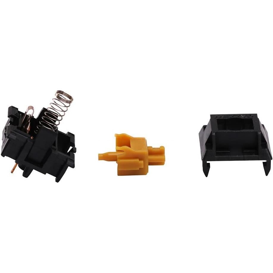 Interruptores Mecánicos Boba Negro U4/U4T 70PCS Silenciosos 68g