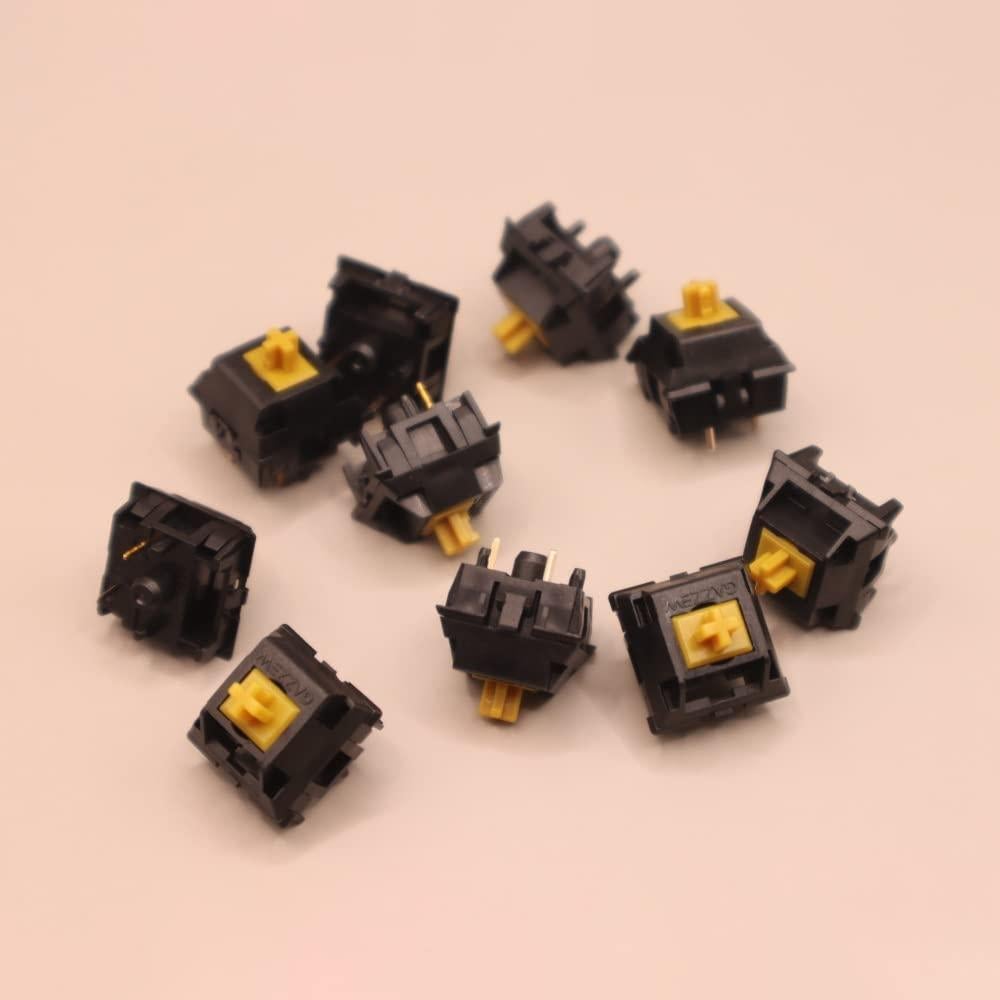 Interruptores Mecánicos Boba Negro U4/U4T 70PCS Silenciosos 68g