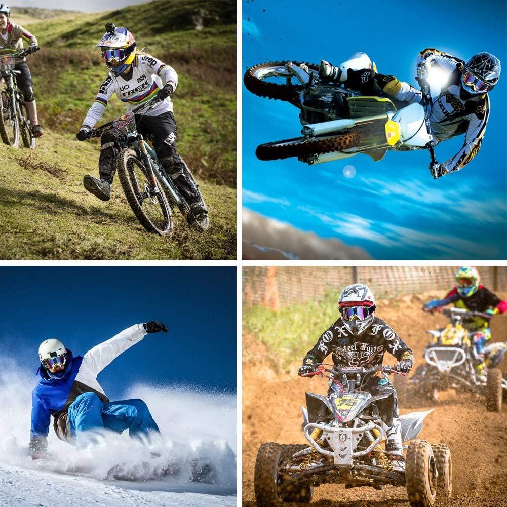 Gafas de Motocross 4-FQ Camuflaje Amarillo a Prueba de Viento