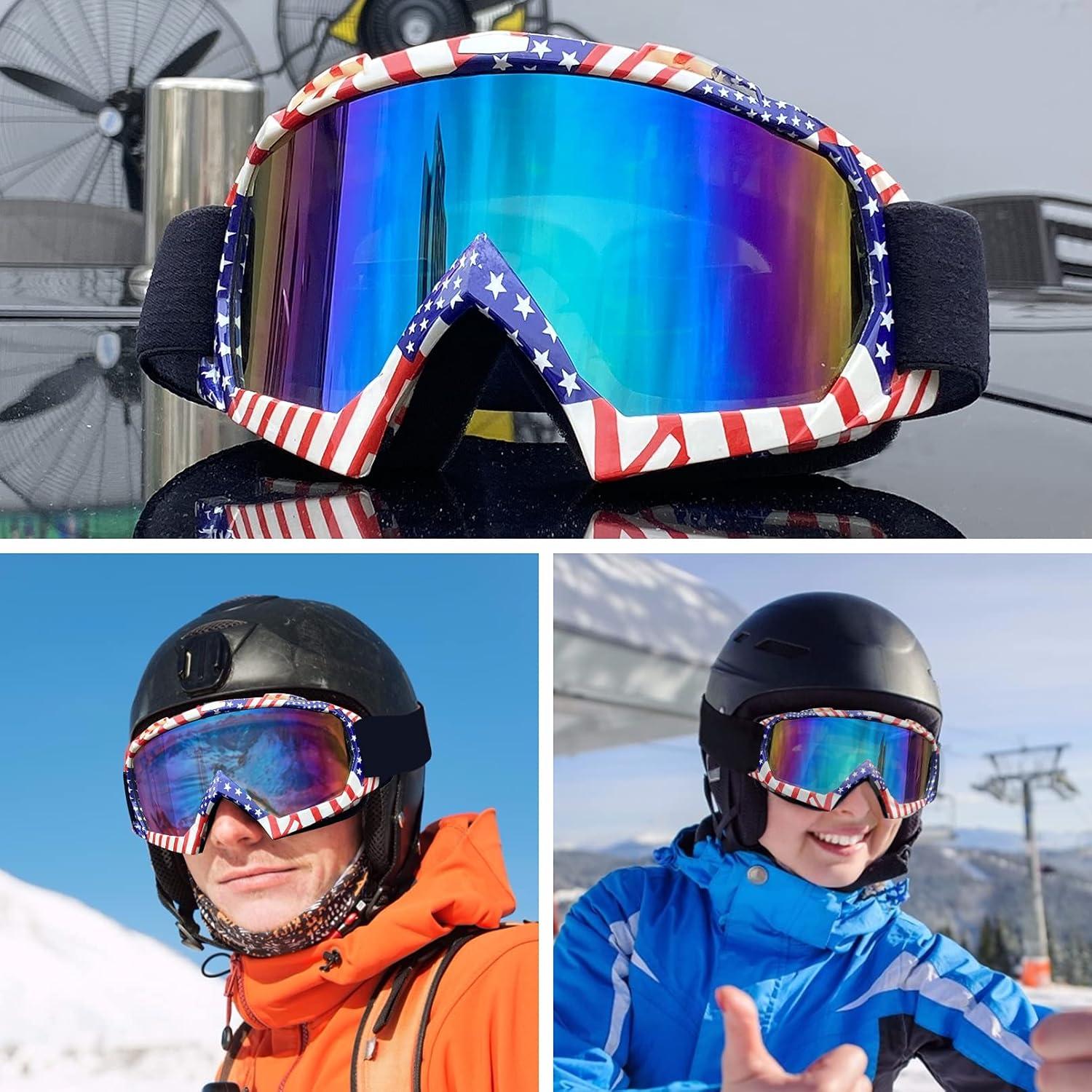 Gafas de motocross 4-FQ G28 Rojo/Blanco a prueba de viento