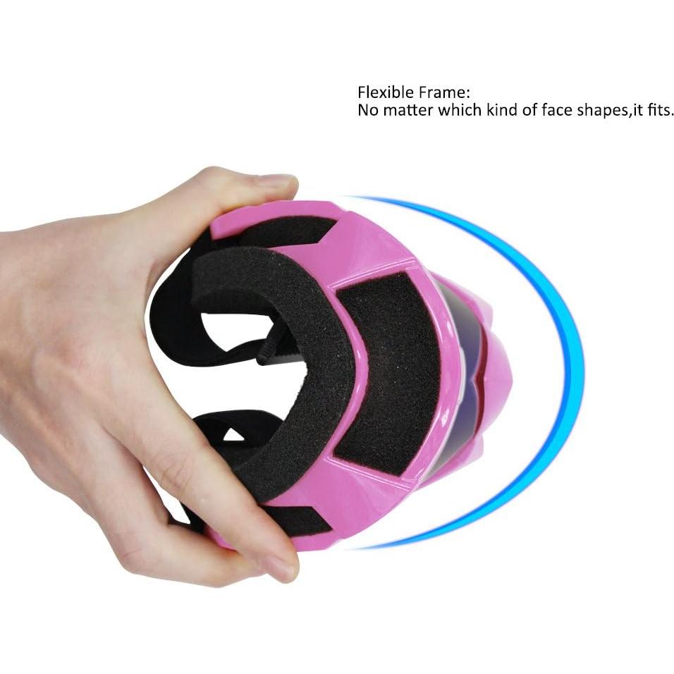 Gafas de Motocicleta 4-FQ HB-306 Rosa Anti-Vaho UV