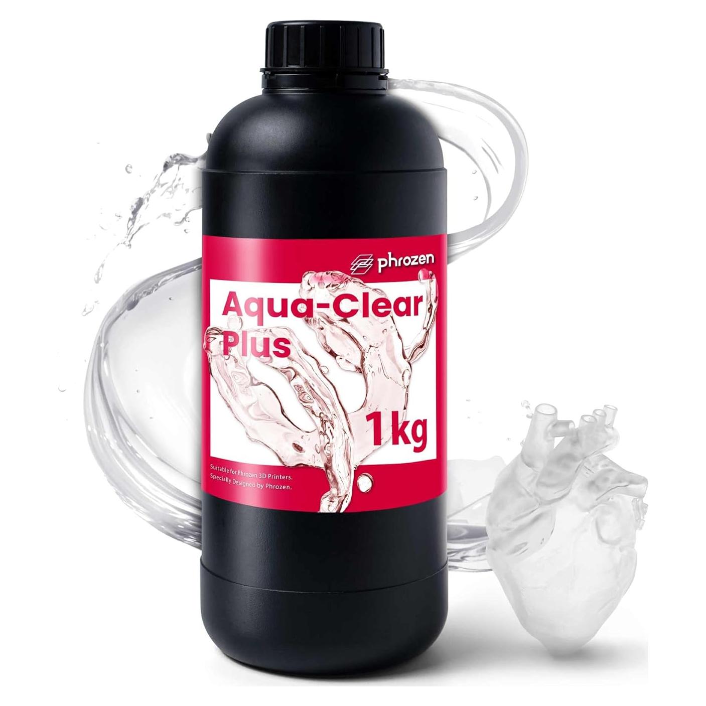 Resina 3D Phrozen Aqua Clear Plus 1KG - Baja Contracción