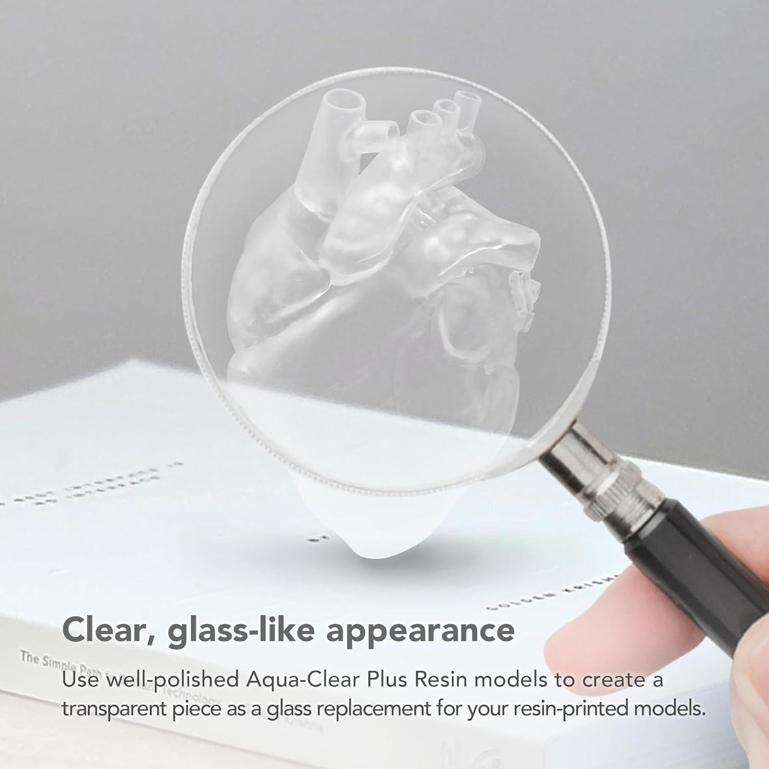 Resina 3D Phrozen Aqua Clear Plus 1KG - Baja Contracción