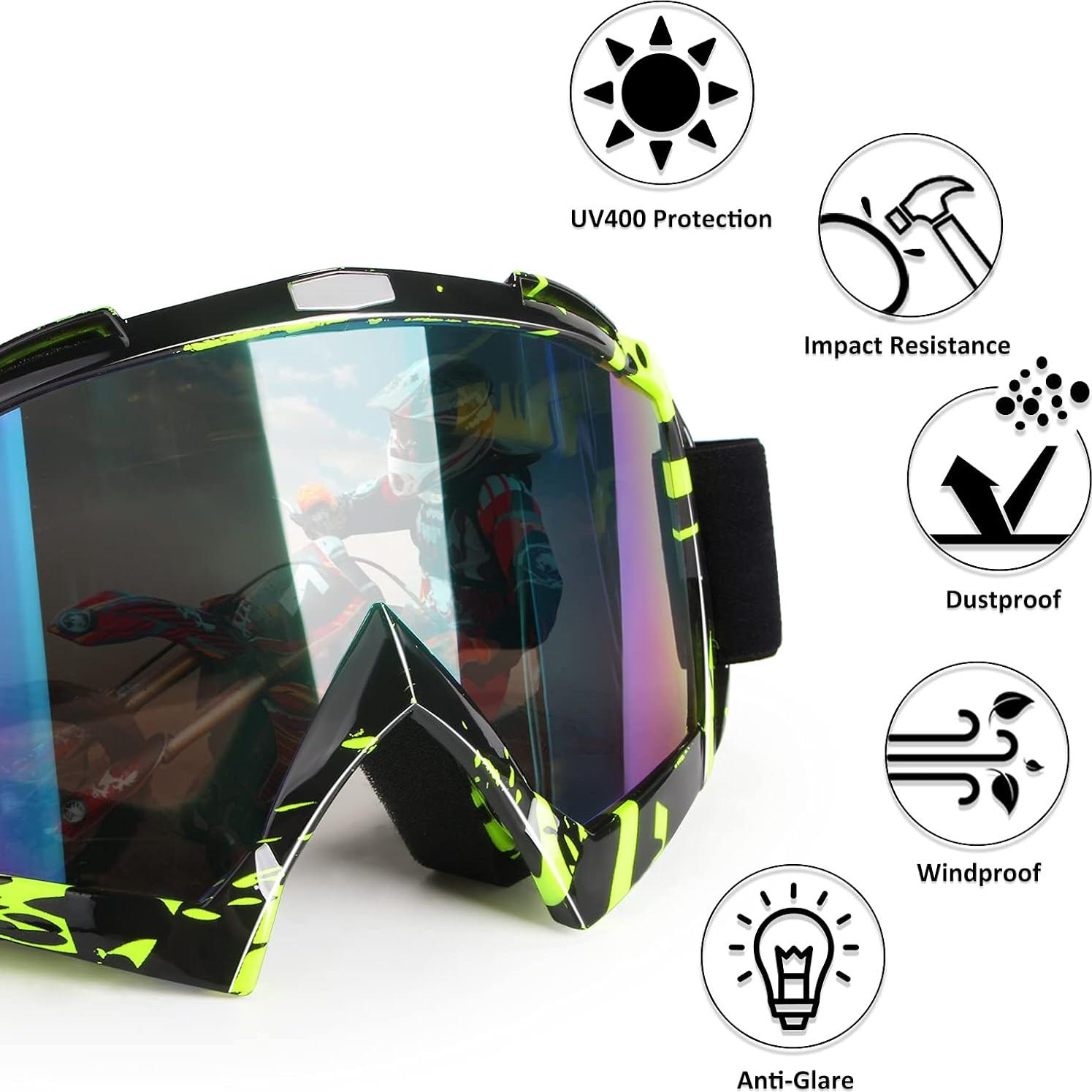 Gafas de Motocross 4-FQ Marco Graffiti Lente Colorida