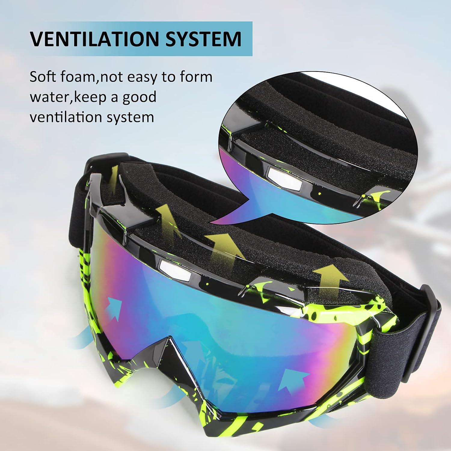 Gafas de Motocross 4-FQ Marco Graffiti Lente Colorida