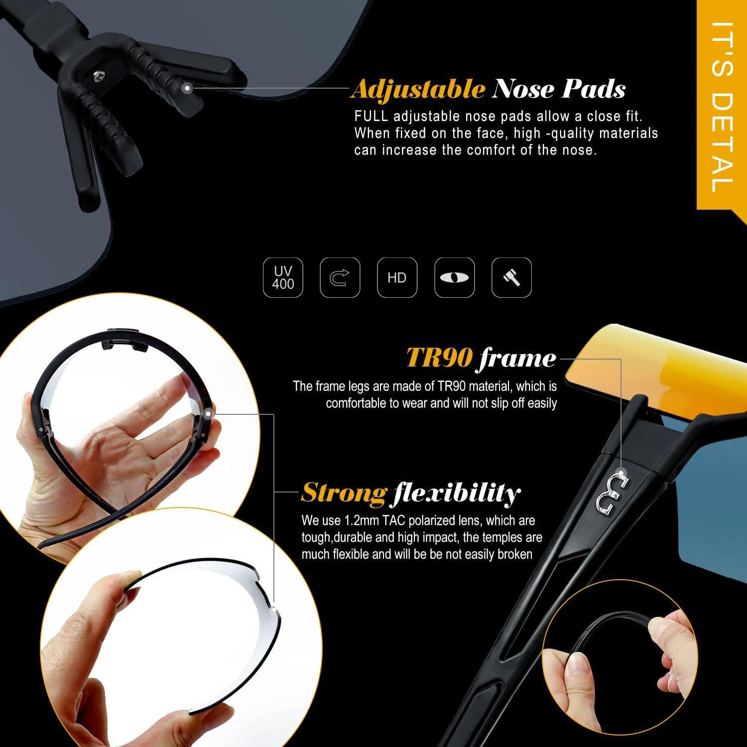 Gafas de Ciclismo AVV Polarizadas UV400 para Deportes