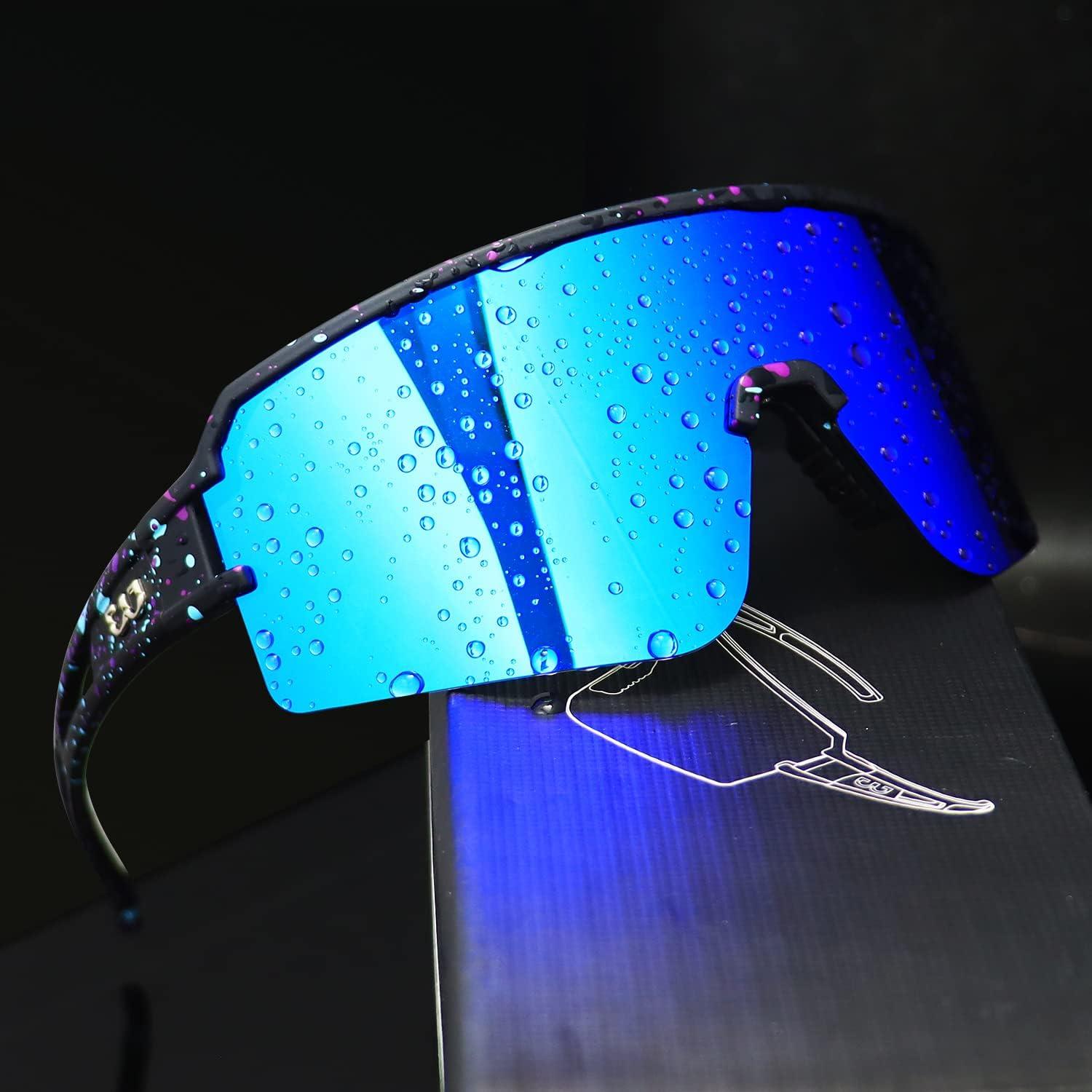 Gafas de Ciclismo AVV Polarizadas UV400 Azul Cielo