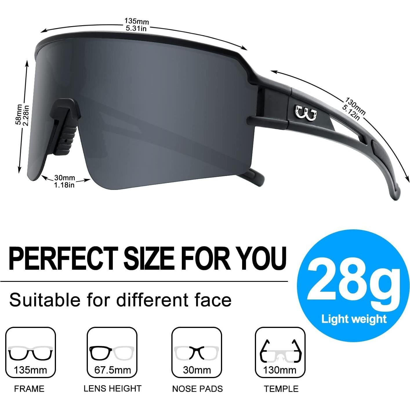 Gafas de Ciclismo AVV Polarizadas UV400 para Deportes