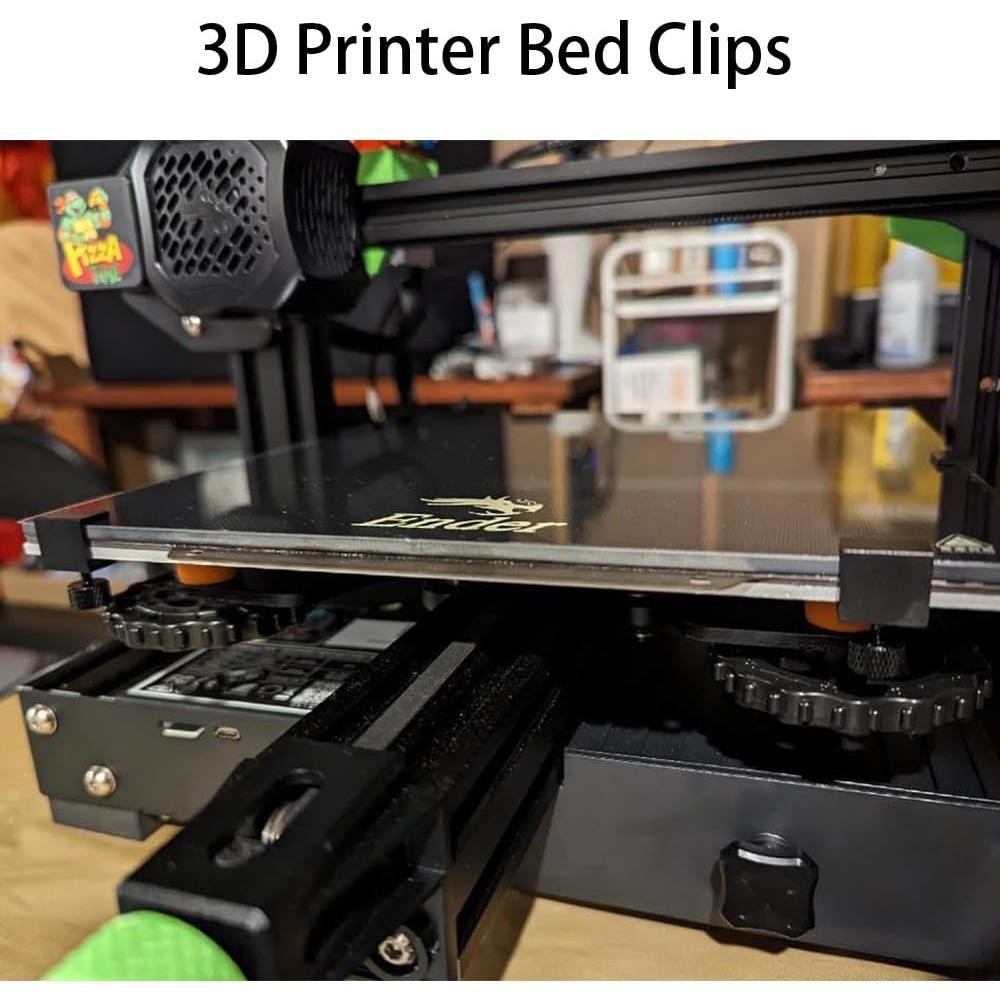 8 Piezas Clips Ajustables para Cama Impresora 3D TIEXYE