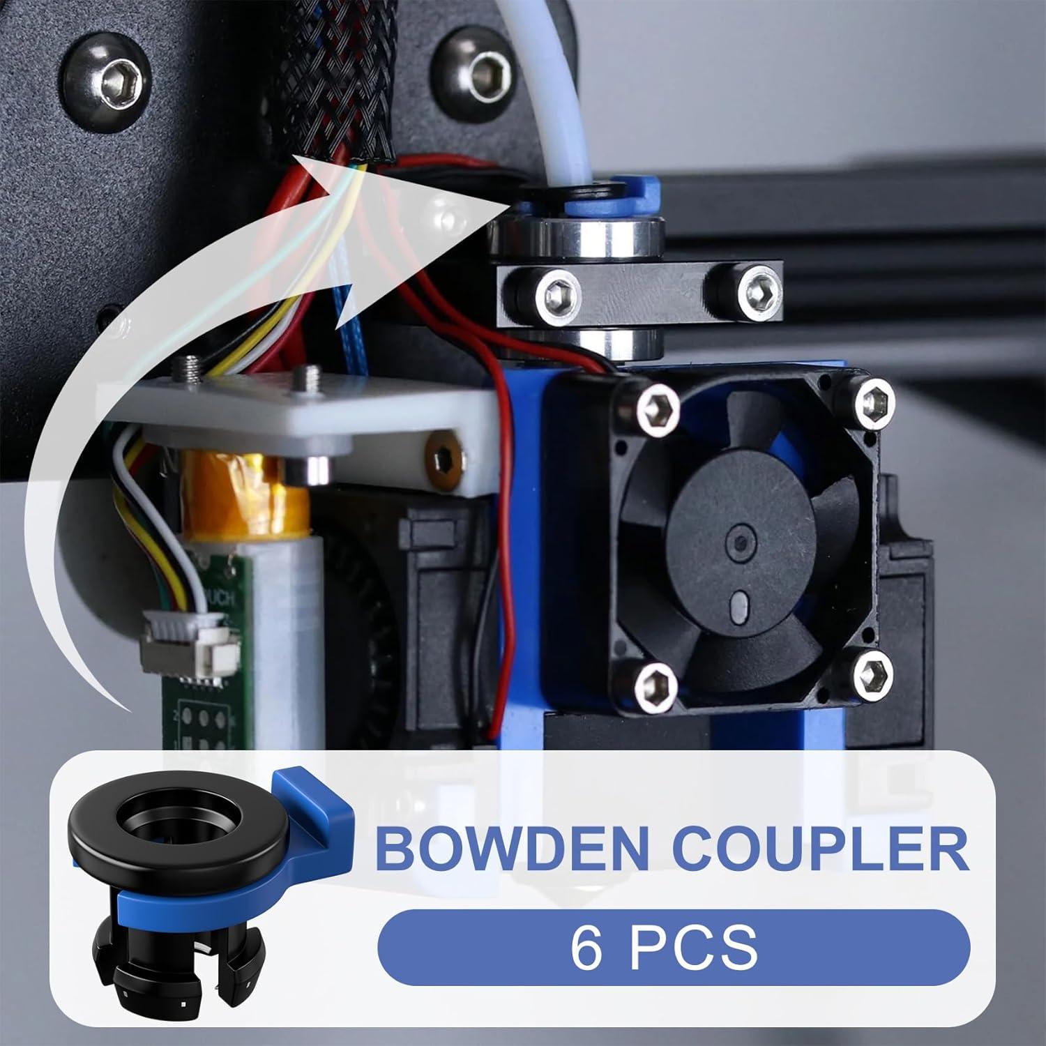 Juego de 12 Acopladores de Tubo Bowden Winsyison - Clips y Collets