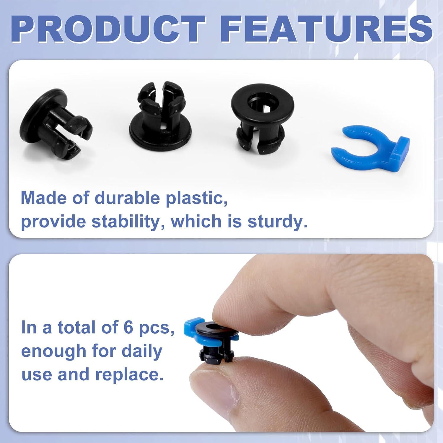 Juego de 12 Acopladores de Tubo Bowden Winsyison - Clips y Collets