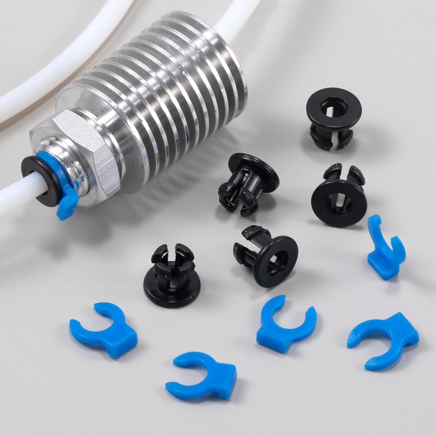 Juego de 12 Acopladores de Tubo Bowden Winsyison - Clips y Collets