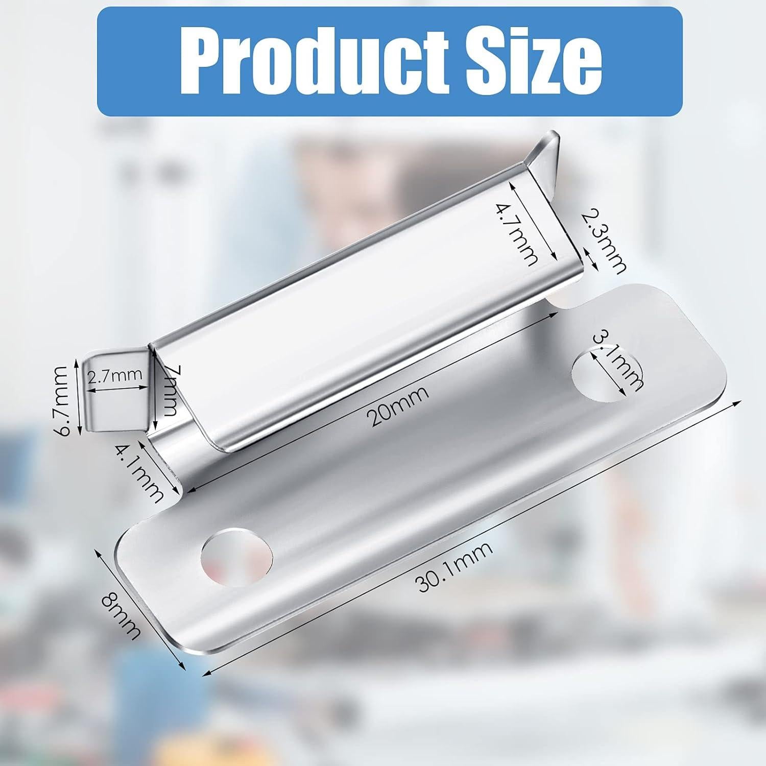 Clips de Cama Abrazadera Hotop 16 Pcs Acero Inoxidable