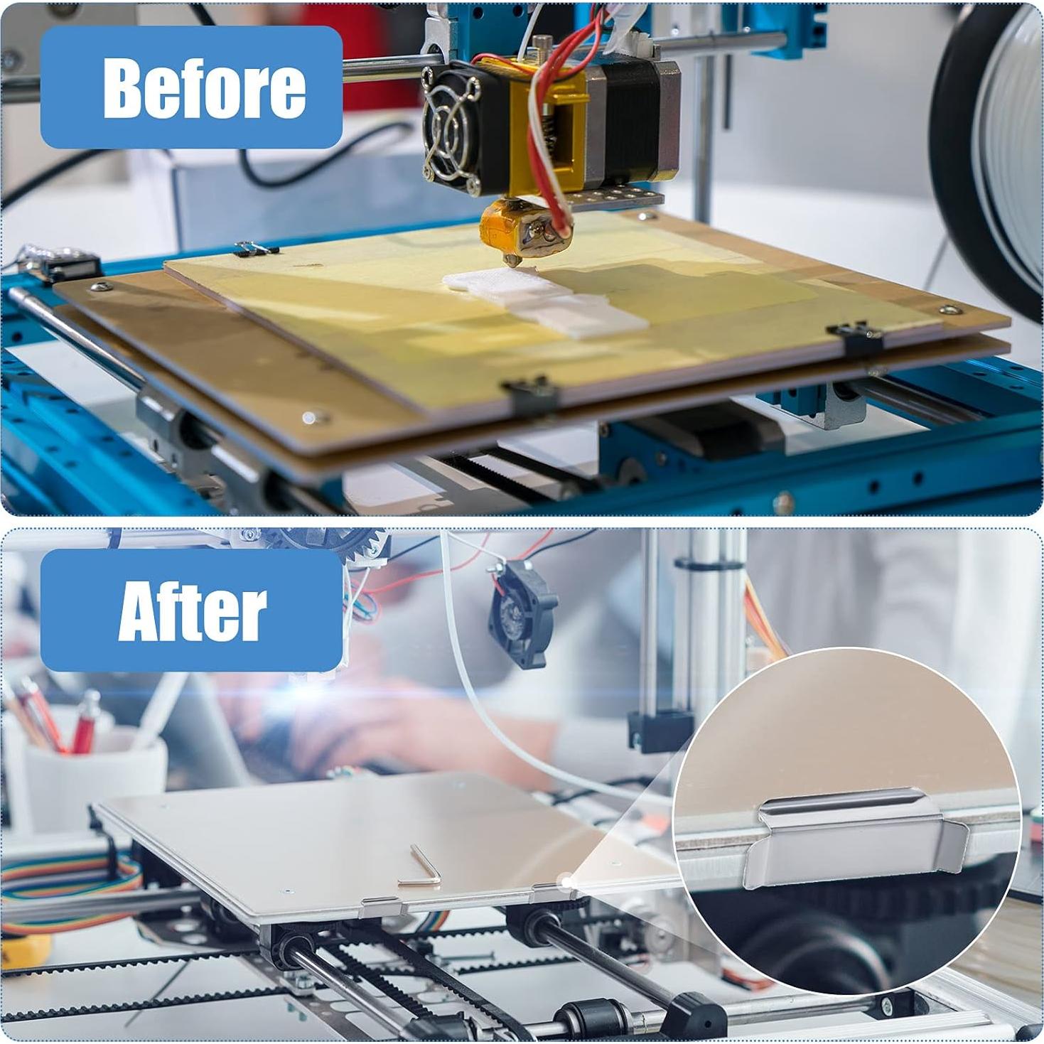 Clips de Cama Abrazadera Hotop 16 Pcs Acero Inoxidable