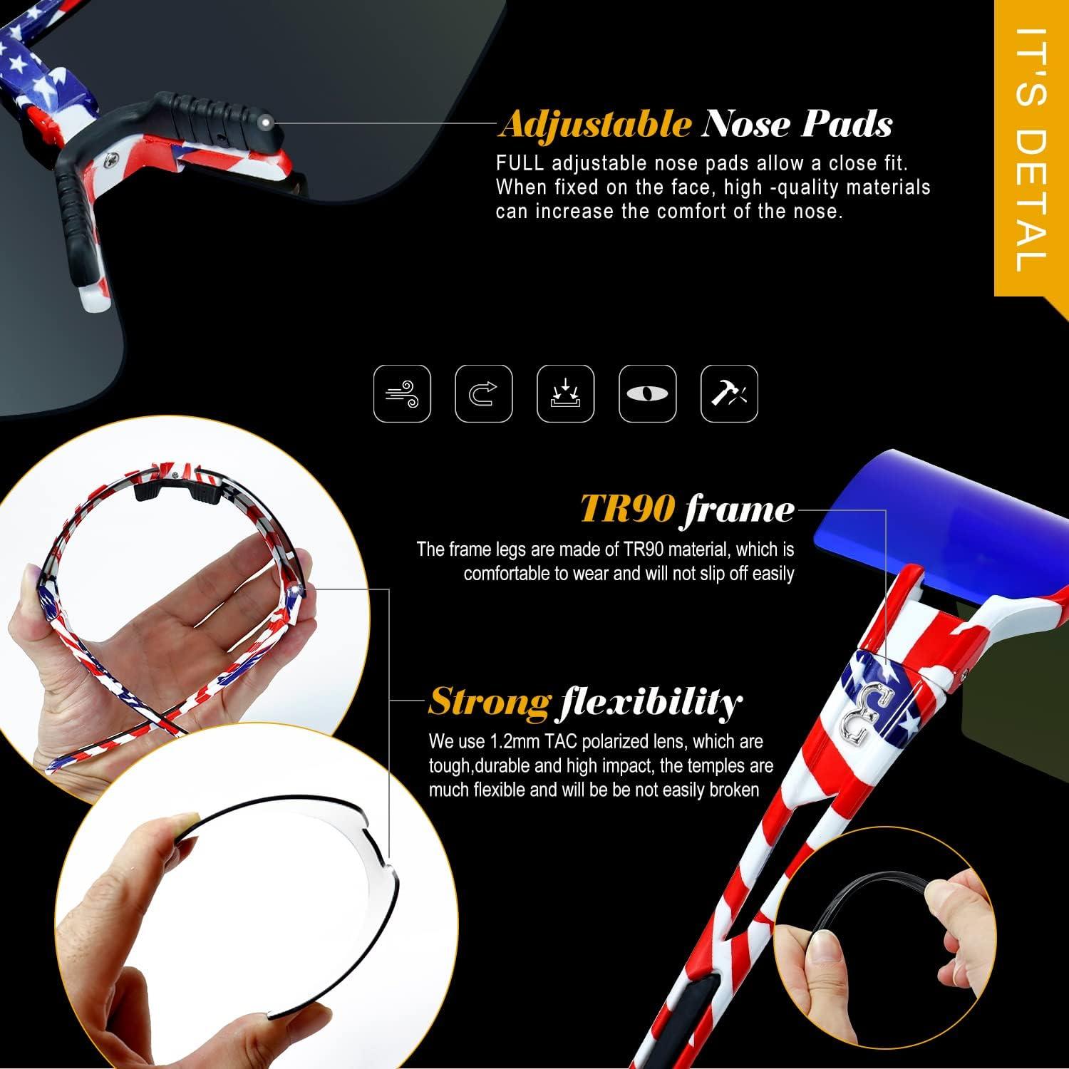 Gafas de Ciclismo AVV Polarizadas UV400 para Deportes