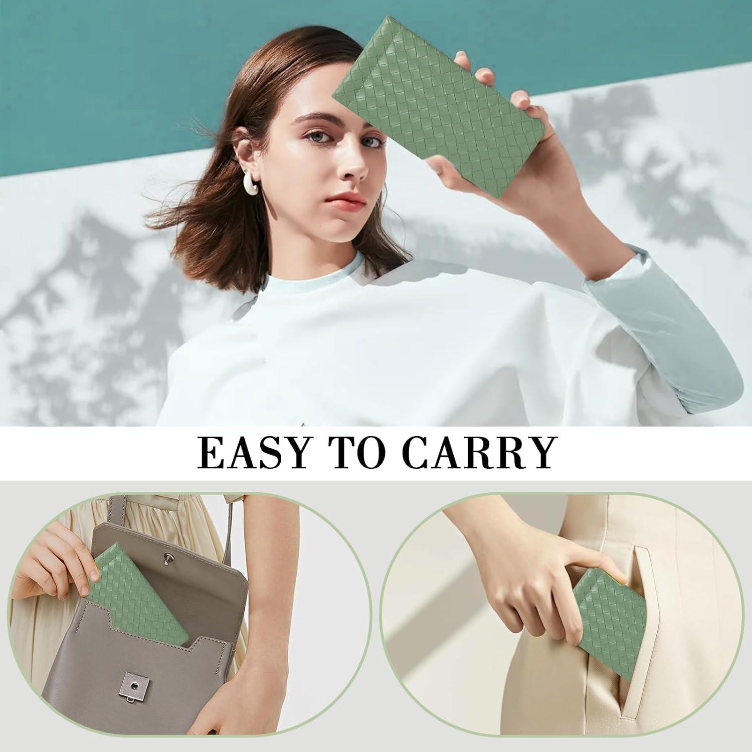 Estuche de Gafas Suave PU - Bolsa Organizador 2 Piezas