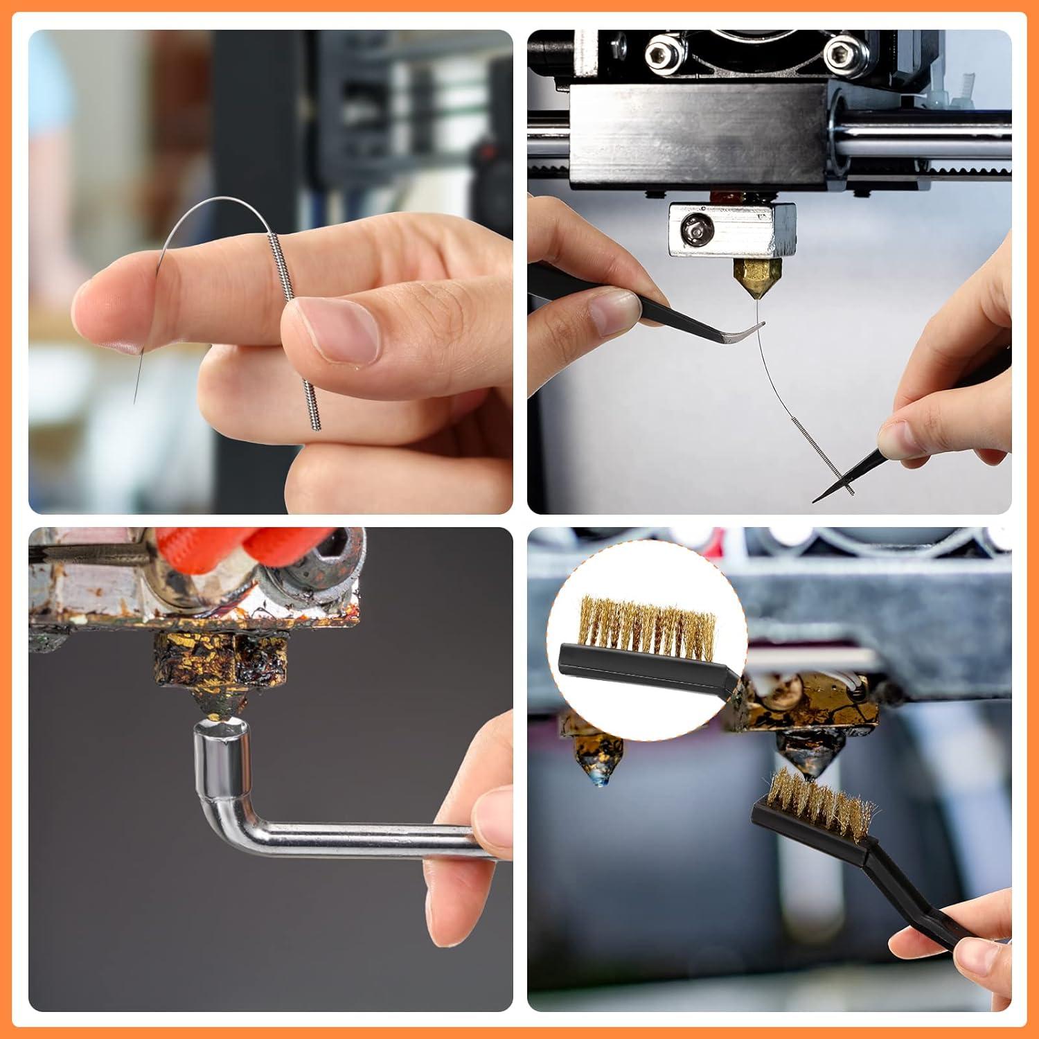 Kit de Limpieza de Boquillas 3D Leifide 50 Piezas MK8