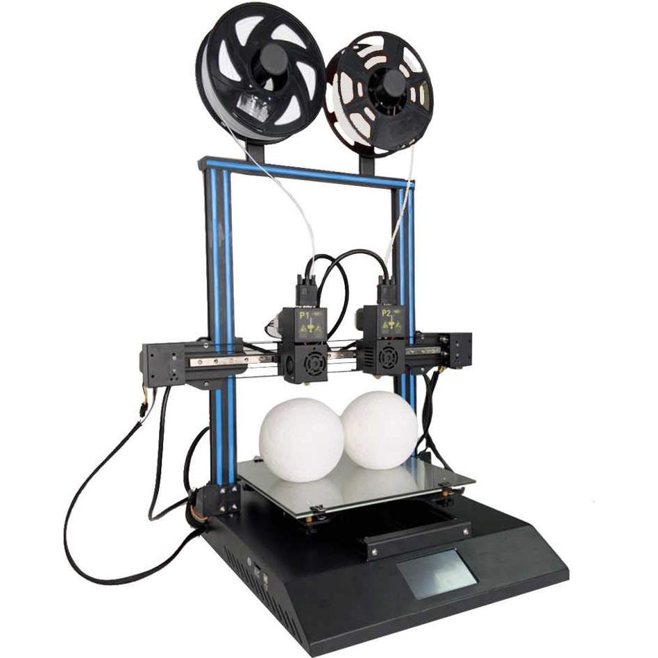 Impresora 3D Tenlog TL-D3 Pro Doble Extrusor 30x30x35cm