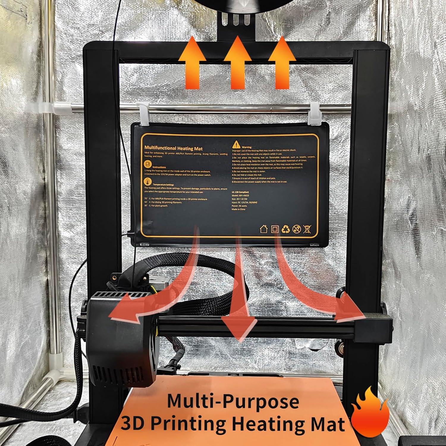 Alfombrilla de Calentamiento Makacces 32x20 cm Control Temperatura