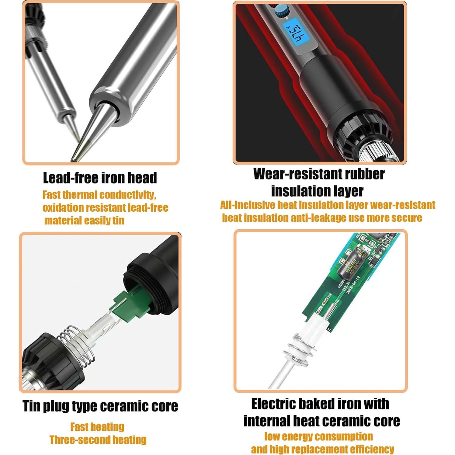 Kit de Herramientas de Suavizado 3D RETUXEP 21 Piezas 60W