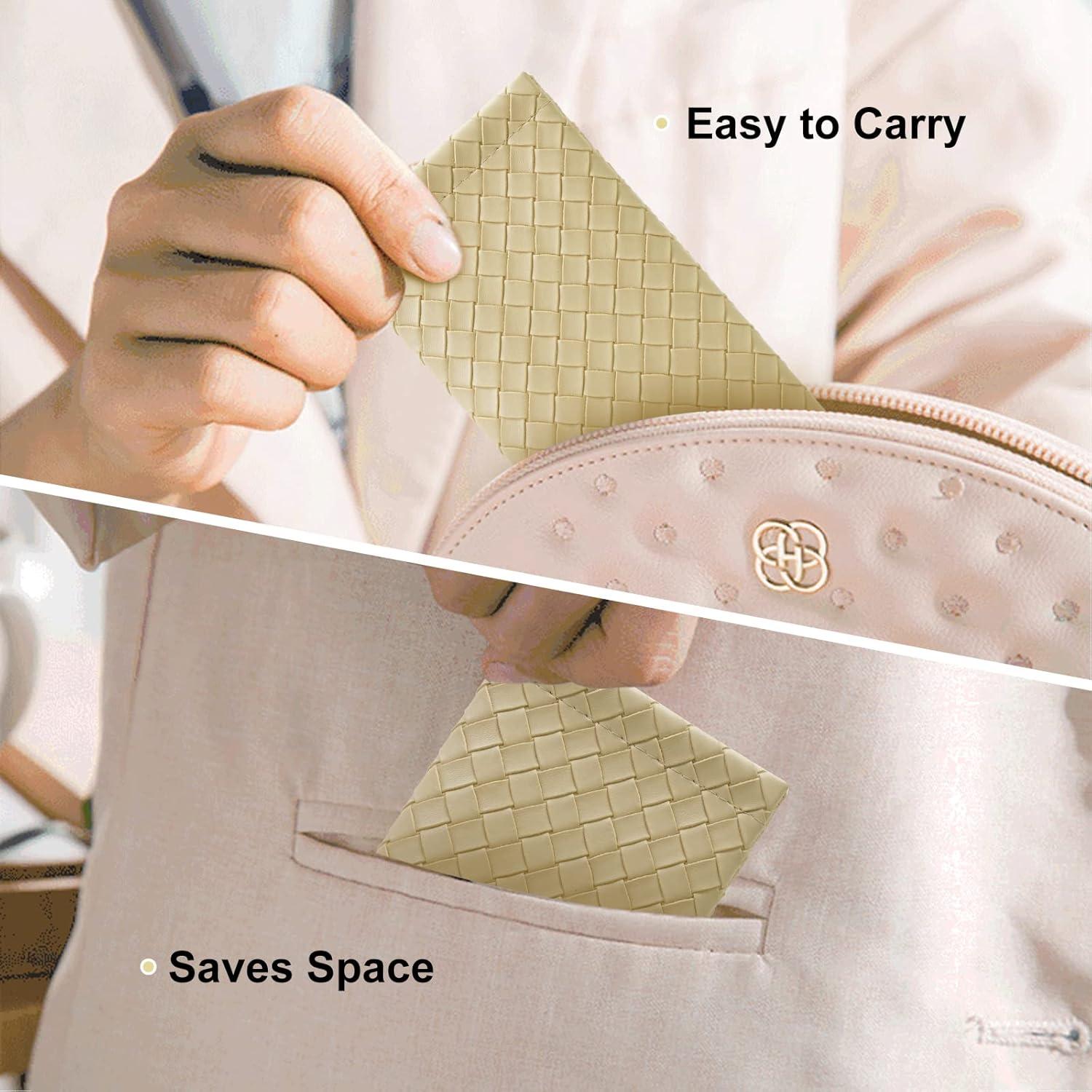 Estuche de Gafas Suave PU - Bolsa Organizador 2 Piezas