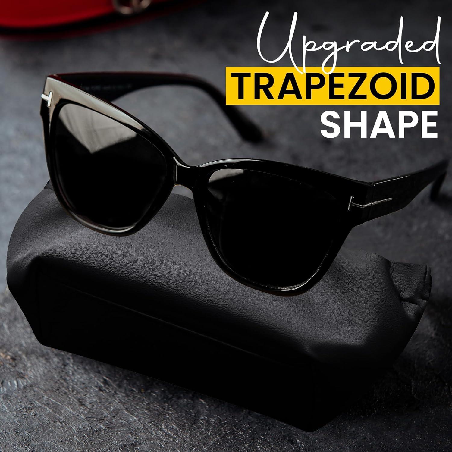 Estuche de Gafas Suave PU - Bolsa Organizador 2 Piezas