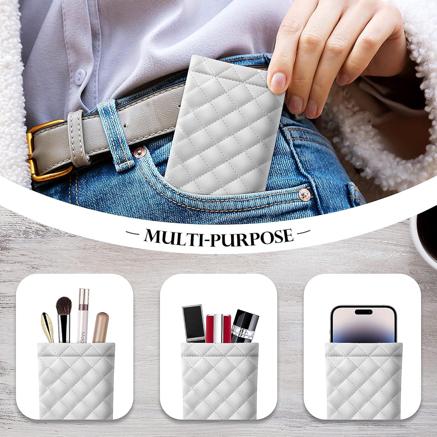 Estuche de Gafas Suave PU - Bolsa Organizador 2 Piezas