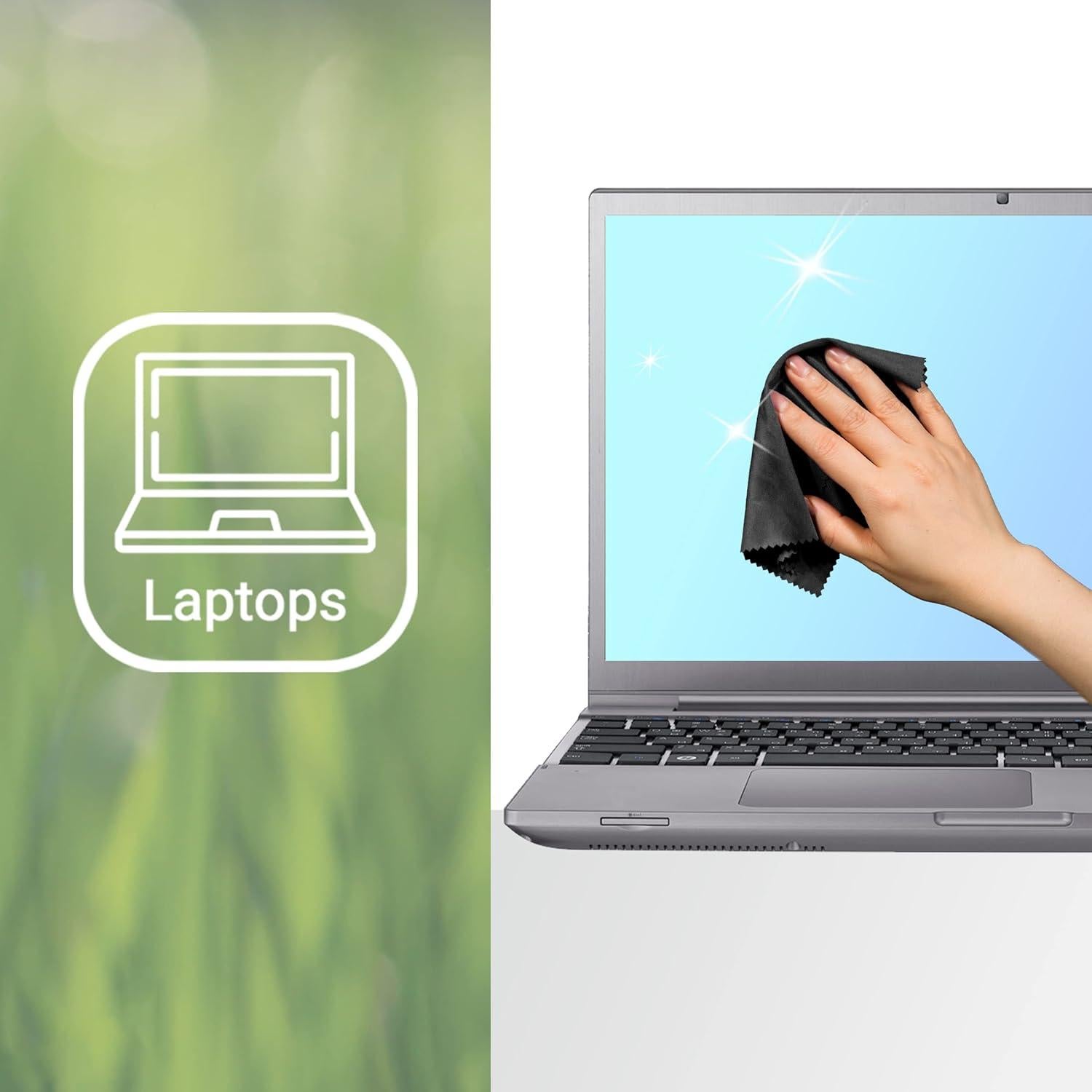 Paquete de 12 Paños de Microfibra Eco-Fused 15x18cm