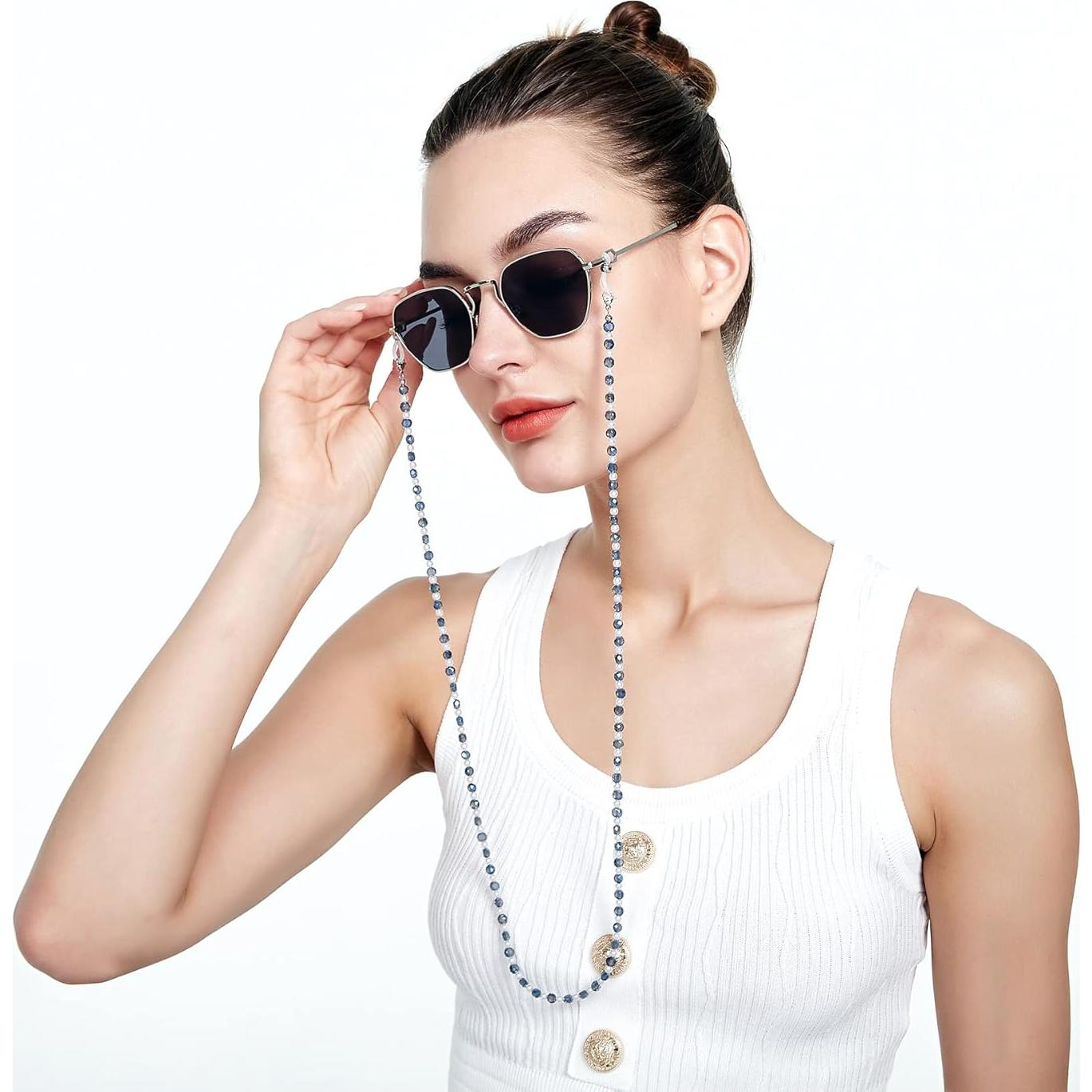 Cadena de Gafas REVEMCN Azul 76 cm para Mascarillas