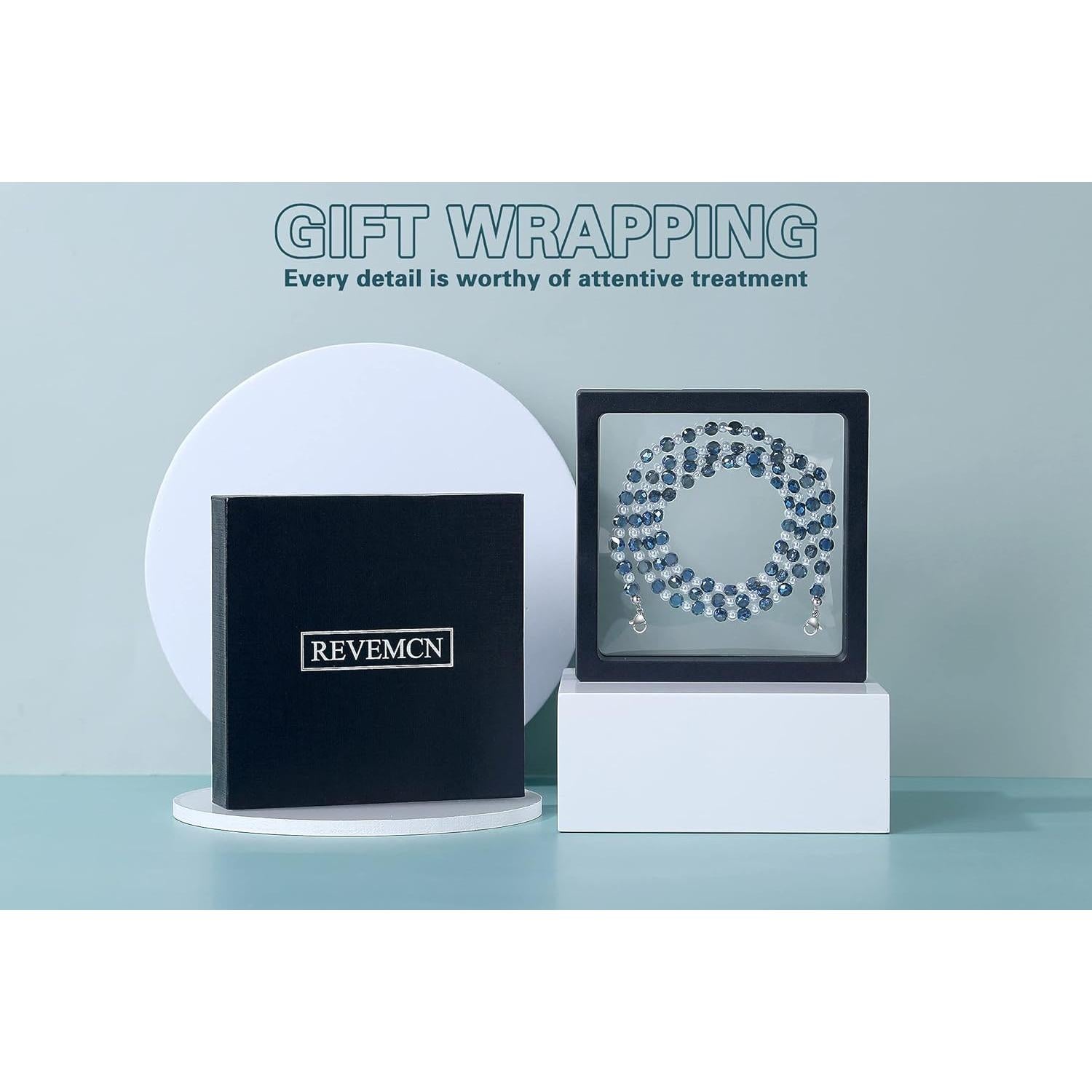 Cadena de Gafas REVEMCN Azul 76 cm para Mascarillas