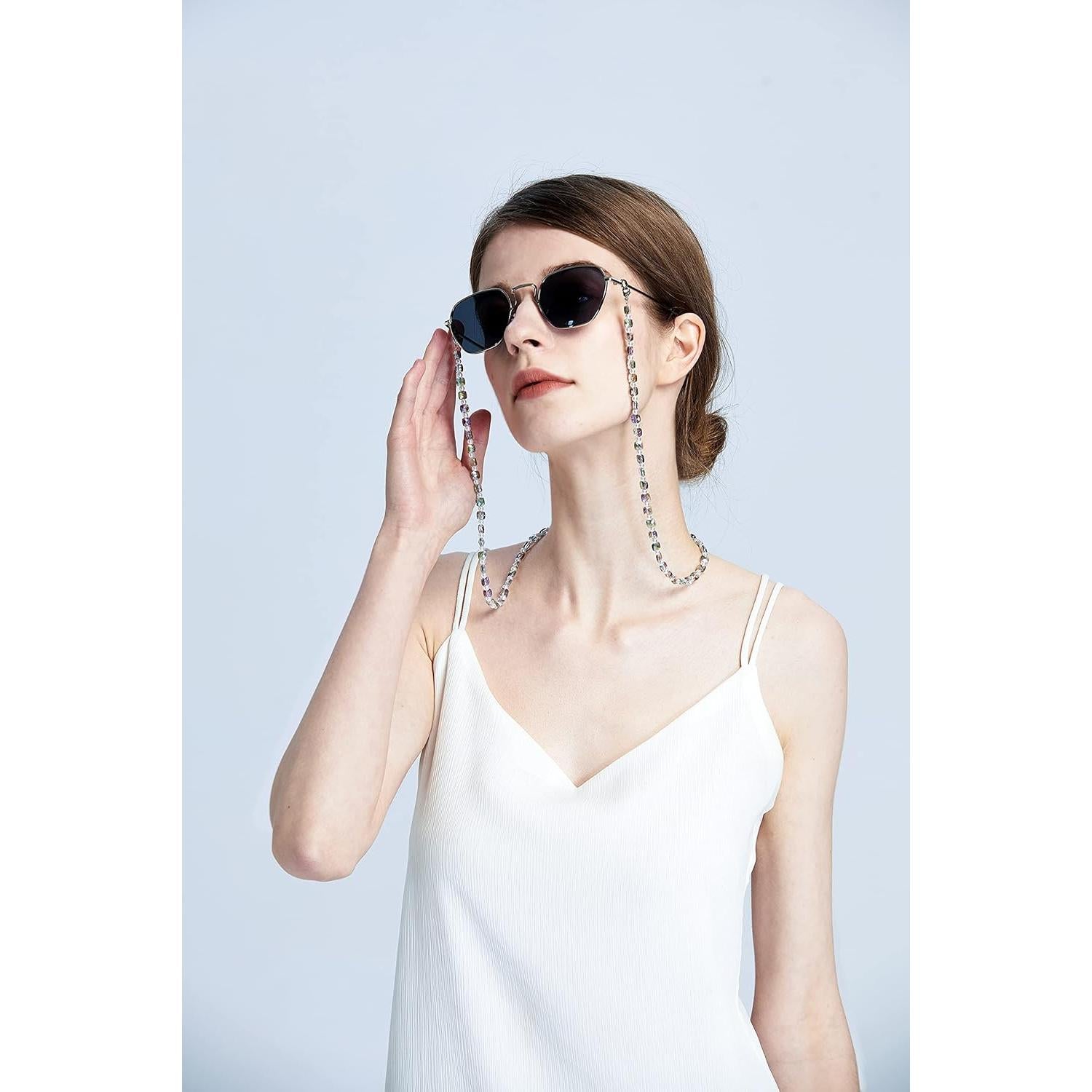 Cadena de Gafas REVEMCN Multicolor 76 cm para Mascarillas