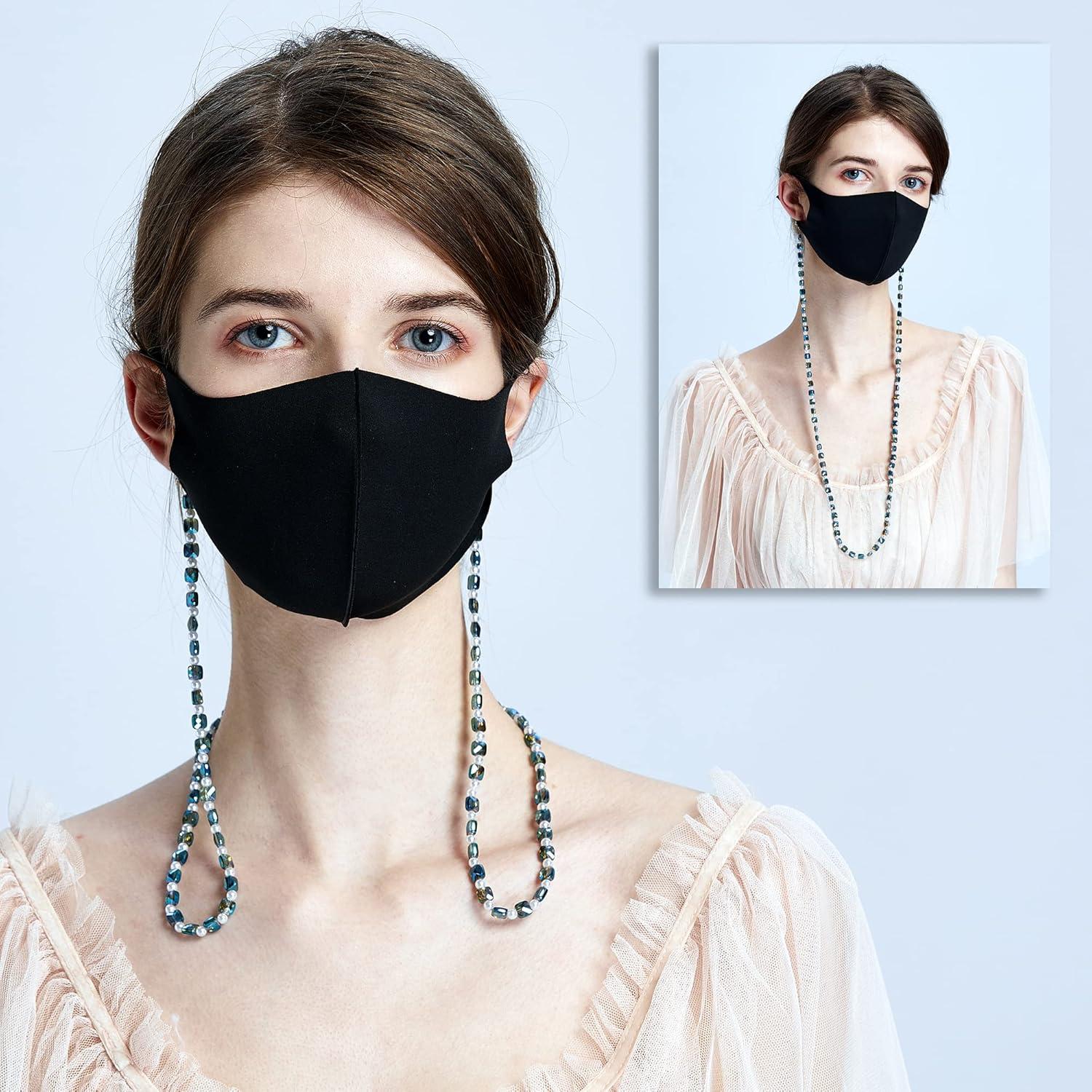 Cadena de Gafas REVEMCN Azul y Amarillo 76 cm Multifuncional