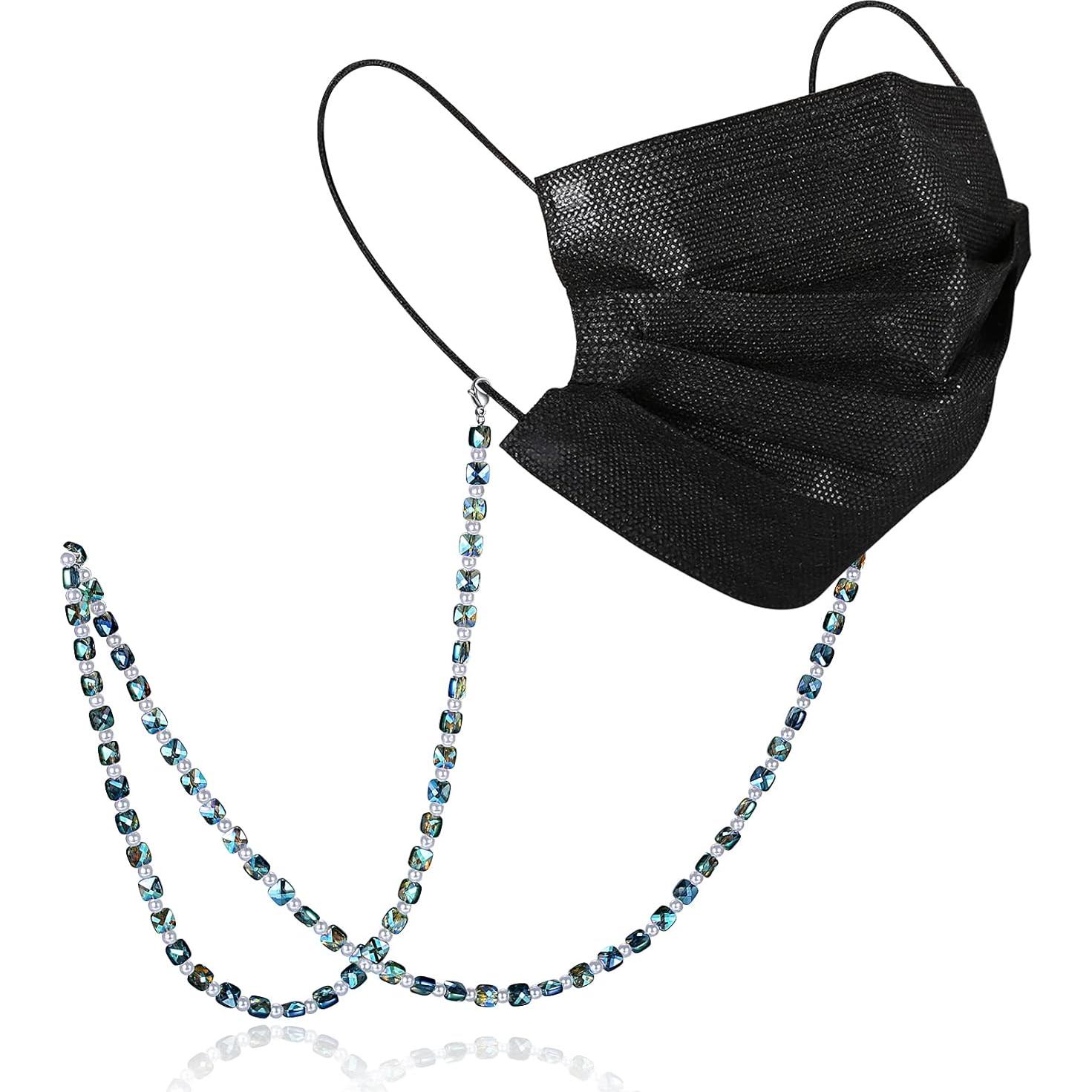 Cadena de Gafas REVEMCN Azul y Amarillo 76 cm Multifuncional