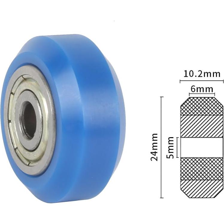 8 Ruedas de POM Mejoradas para Impresoras 3D HoCenWay