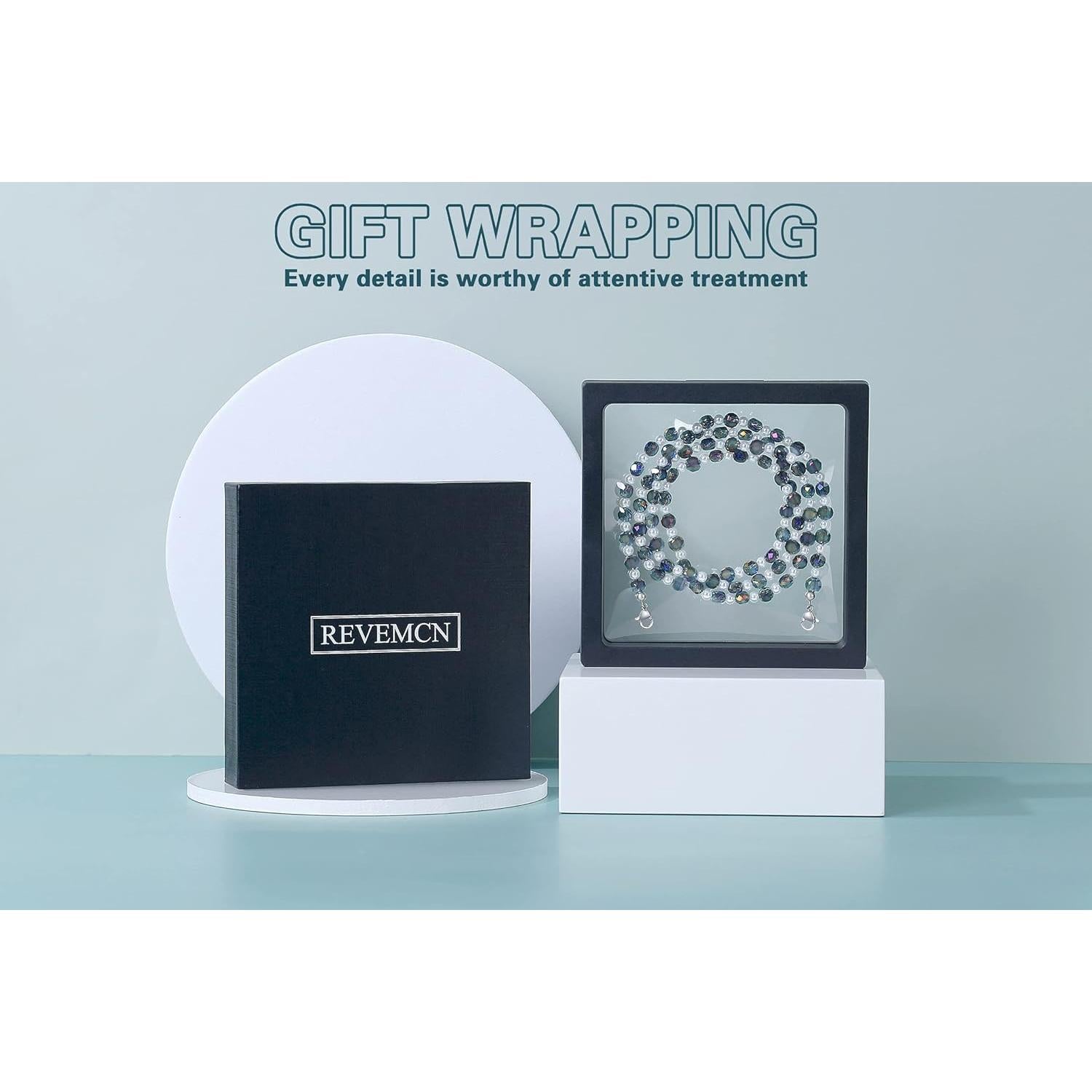 Cadena de Gafas REVEMCN Morada 76.2 cm con Cuentas